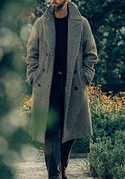 ジャケット・アウター herringbone wool-blend classic coat Shop Herringbone Coat | Unison Label